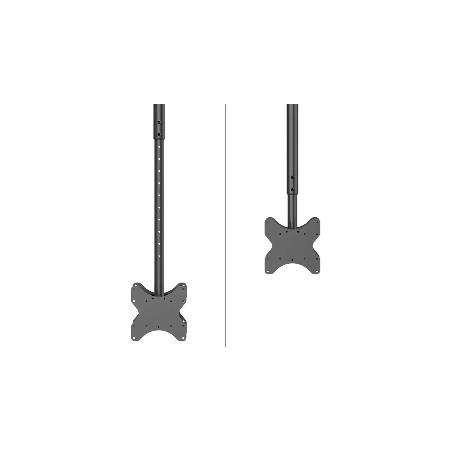 Neomounts BACK-TO-BACK SCREEN CEILING MOUNT (HEIGHT: 106-156 CM) BLACK