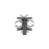 Neomounts BACK-TO-BACK SCREEN CEILING MOUNT (HEIGHT: 106-156 CM) BLACK