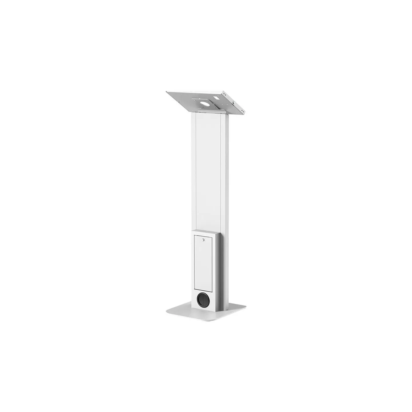 Neomounts BY NEWSTAR FLOOR STAND WITH CABINET, LOCKABLE TABLET CASING FOR APPLE IPAD, PRO, AIR & SAMSUNG GALAXY TAB