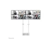 Neomounts BY NEWSTAR DUAL SCREEN ADAPTER FOR WL55/FL55-875WH1, FROM 42" UP TO 65" VESA 800X400, 50 KG. PER DISPLAY