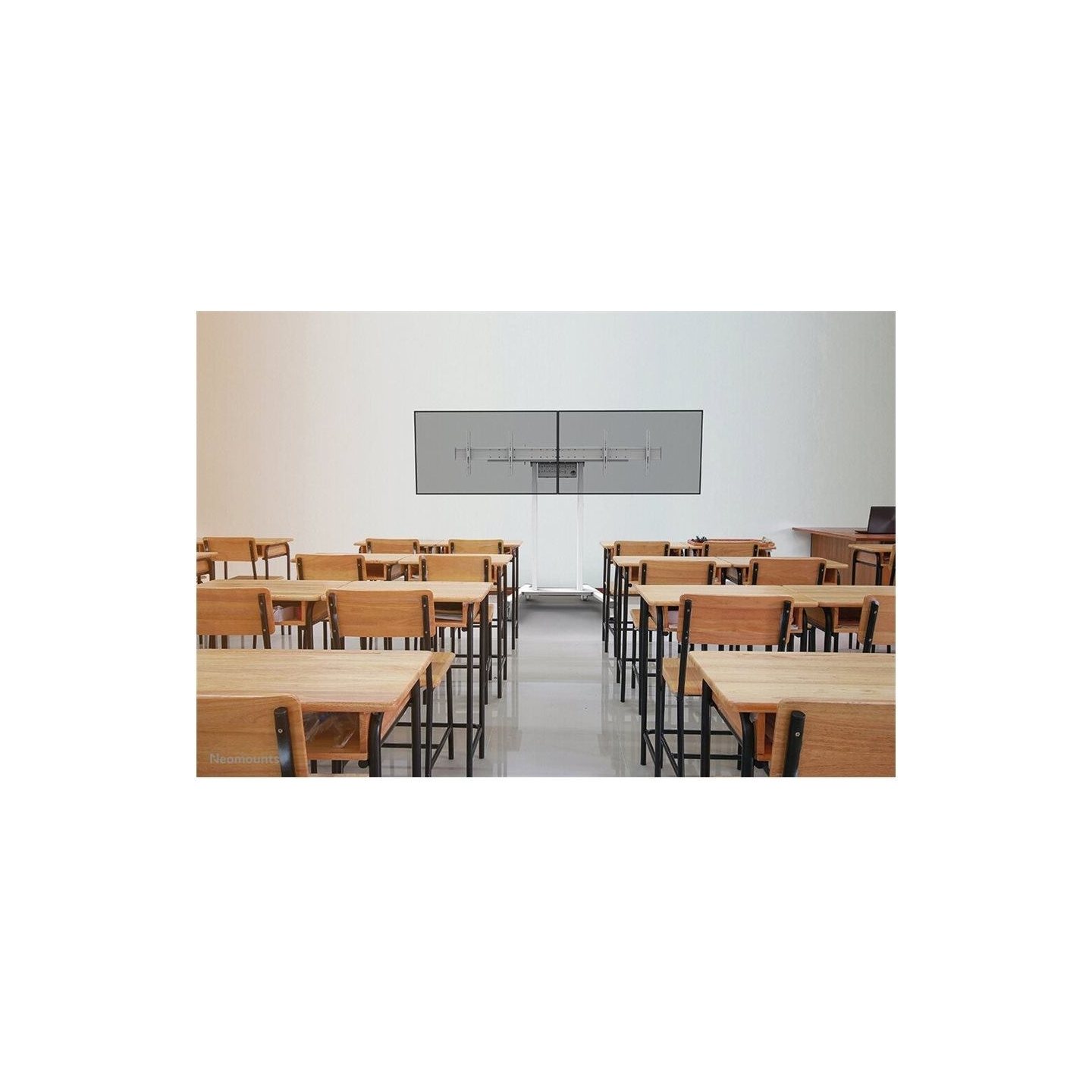 Neomounts BY NEWSTAR DUAL SCREEN ADAPTER FOR WL55/FL55-875WH1, FROM 42" UP TO 65" VESA 800X400, 50 KG. PER DISPLAY