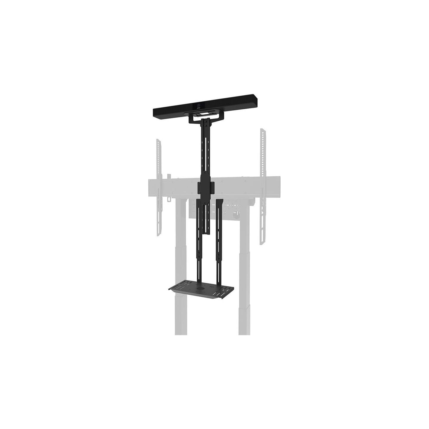 Neomounts AV1-875BL Videobar and multimedia kit - universal | Maximum weight (capacity) 9 kg | Black