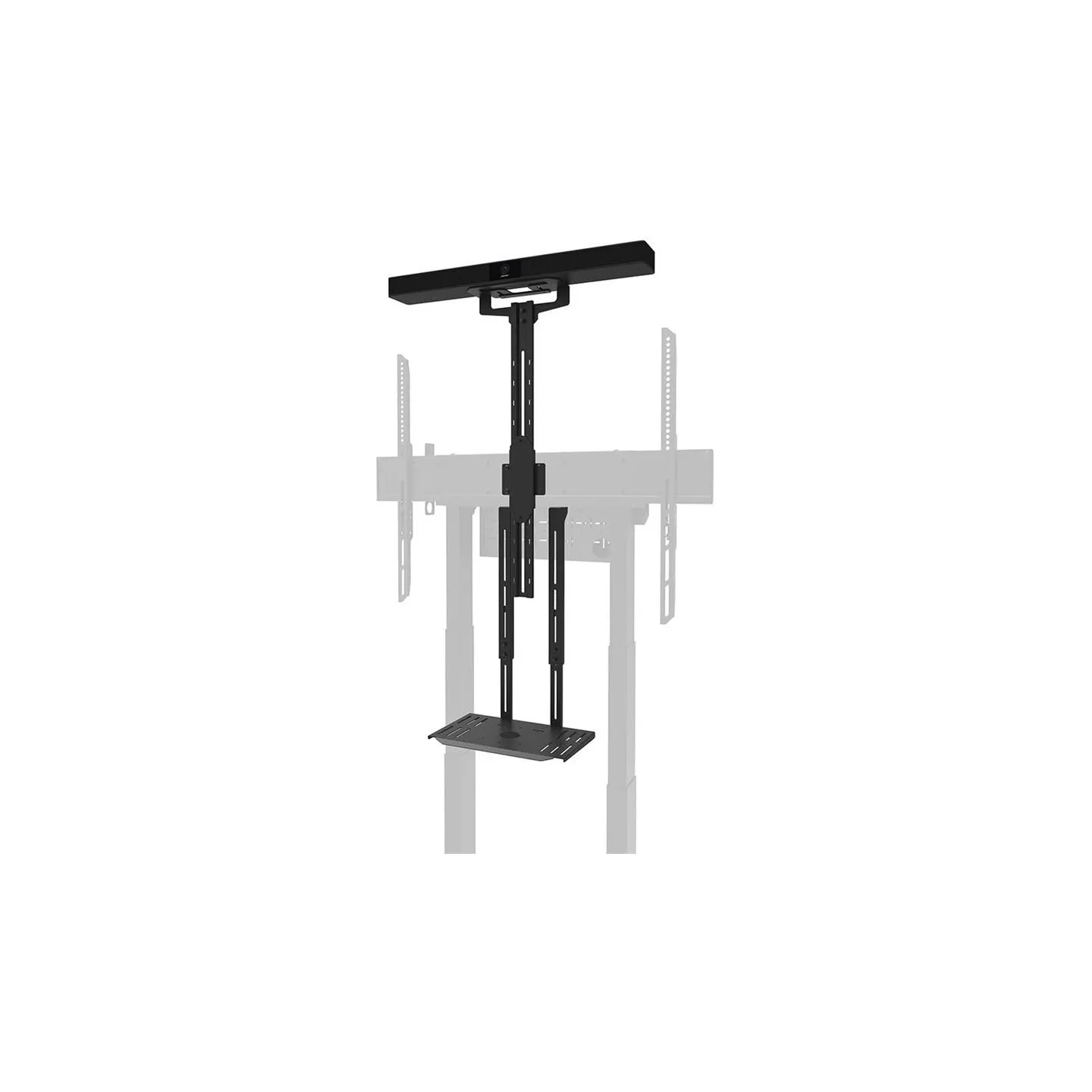Neomounts AV1-875BL Videobar and multimedia kit - universal | Maximum weight (capacity) 9 kg | Black