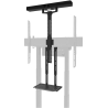 Neomounts AV1-875BL Videobar and multimedia kit - universal | Maximum weight (capacity) 9 kg | Black