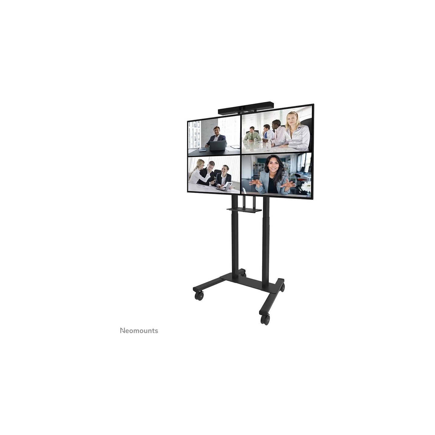 Neomounts AV1-875BL Videobar and multimedia kit - universal | Maximum weight (capacity) 9 kg | Black