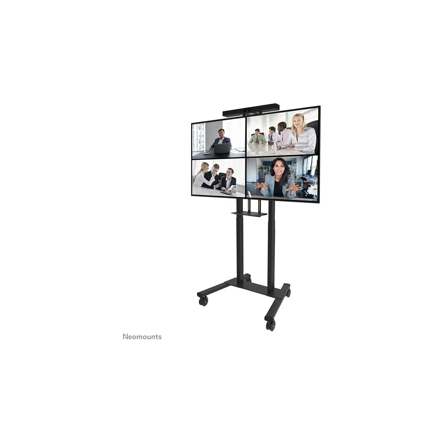 Neomounts AV1-875BL Videobar and multimedia kit - universal | Maximum weight (capacity) 9 kg | Black