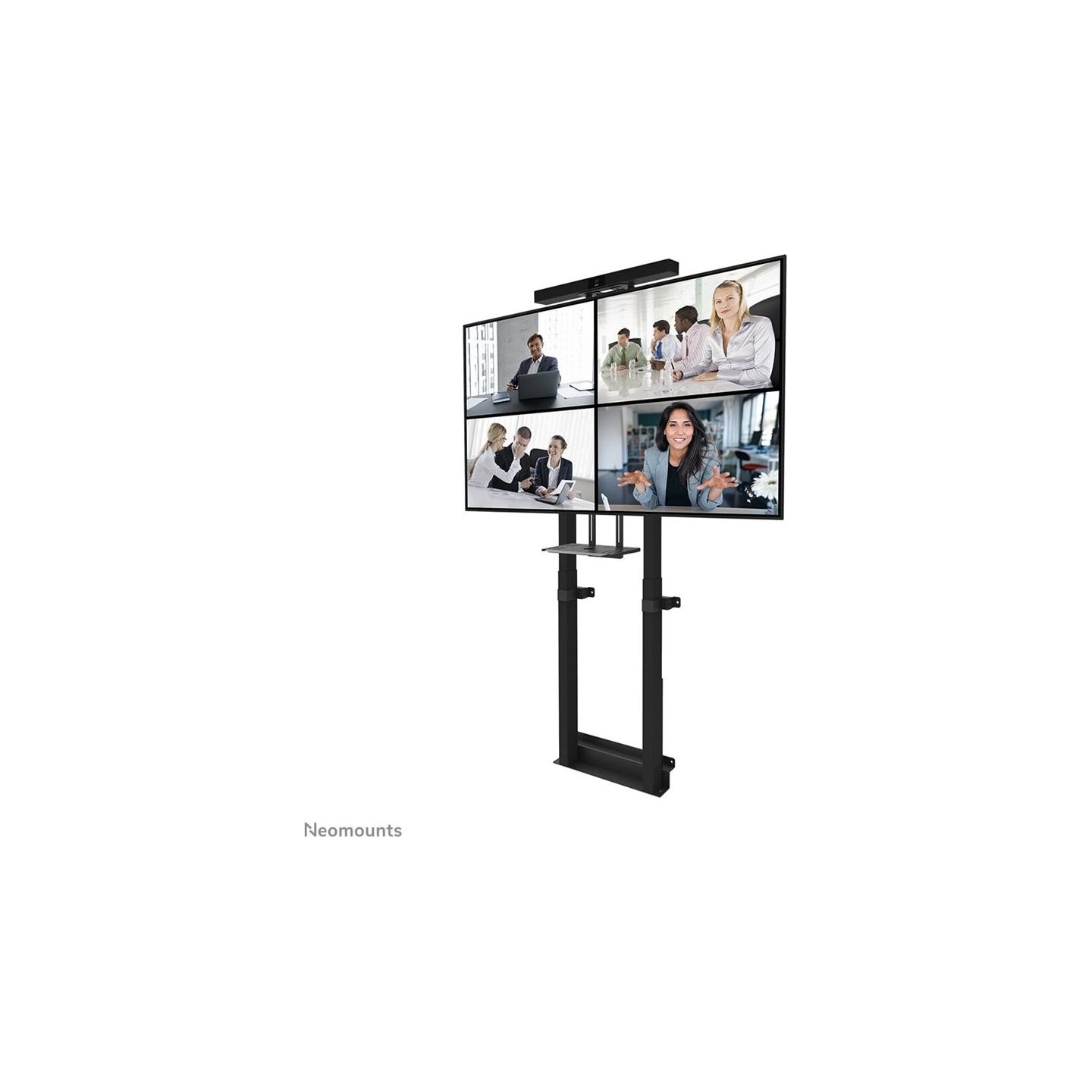 Neomounts AV1-875BL Videobar and multimedia kit - universal | Maximum weight (capacity) 9 kg | Black