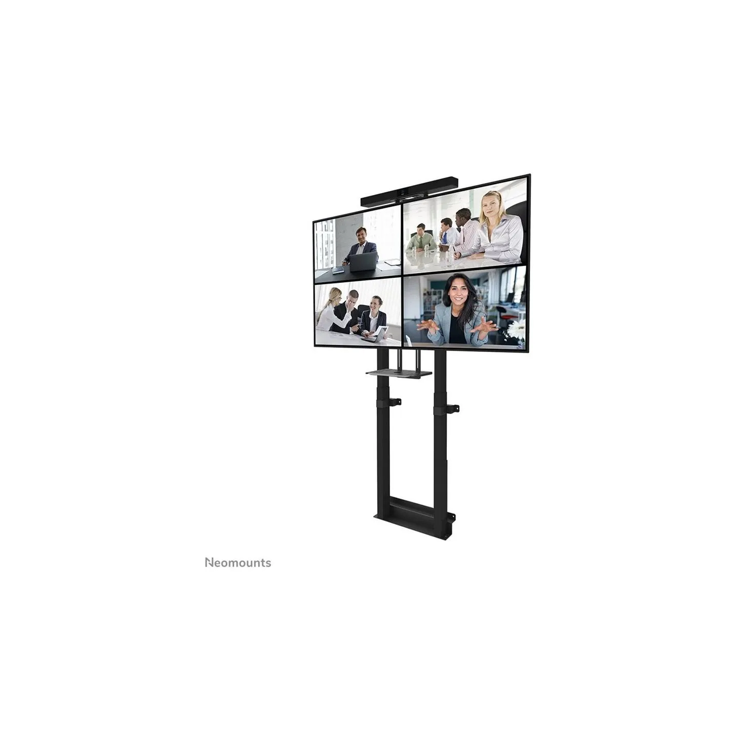 Neomounts AV1-875BL Videobar and multimedia kit - universal | Maximum weight (capacity) 9 kg | Black