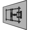 Neomounts SELECT SCREEN WALL MOUNT (FULL MOTION, 3 PIVOTS, VESA 600X400)