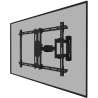 Neomounts SELECT SCREEN WALL MOUNT (FULL MOTION, 3 PIVOTS, VESA 600X400)