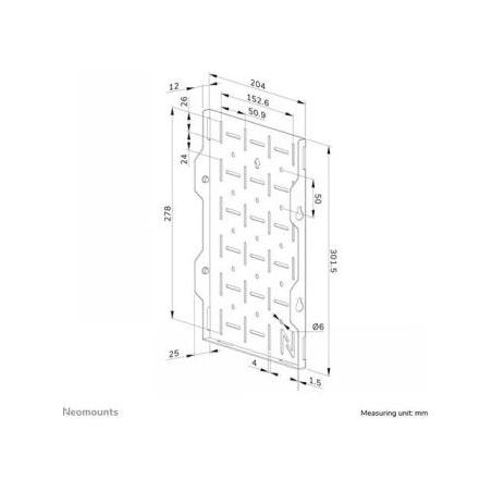 Neomounts LEVEL-750 AV STORAGE RACK (FOR LEVEL-750 WALL MOUNTS, QUICK INSTALL)