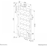 Neomounts LEVEL-750 AV STORAGE RACK (FOR LEVEL-750 WALL MOUNTS, QUICK INSTALL)