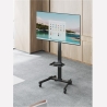 Goobay Floor stand | TV Presentation Stand Basic, Size L | Height adjustment | 37-70 " | Maximum weight (capacity) 35 kg | Black