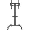 Goobay Floor stand | TV Presentation Stand Basic, Size L | Height adjustment | 37-70 " | Maximum weight (capacity) 35 kg | Black
