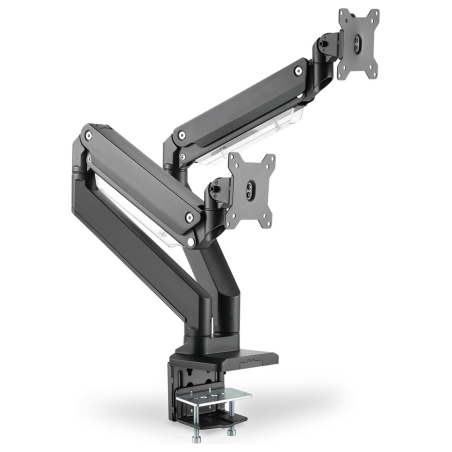 Digitus Desk Mount | DA-90427 | Adjustable Height, Rotate, Tilt, Swivel | 15-35 " | Maximum weight (capacity) 2x15 kg | Black