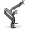 Digitus Desk Mount | DA-90427 | Adjustable Height, Rotate, Tilt, Swivel | 15-35 " | Maximum weight (capacity) 2x15 kg | Black