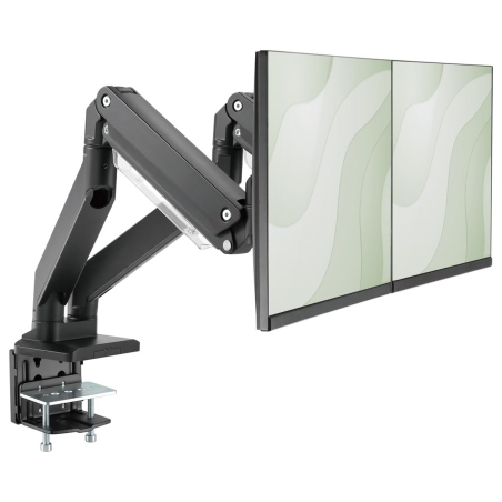 Digitus Desk Mount | DA-90427 | Adjustable Height, Rotate, Tilt, Swivel | 15-35 " | Maximum weight (capacity) 2x15 kg | Black