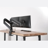 Digitus Desk Mount | DA-90427 | Adjustable Height, Rotate, Tilt, Swivel | 15-35 " | Maximum weight (capacity) 2x15 kg | Black