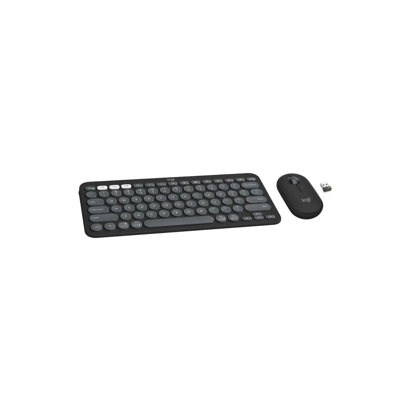Logitech Pebble 2 Bluetooth Keyboard Combo - TONAL GRAPHITE - US INT'L