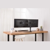 Digitus Desk Mount | DA-90401 | Adjustable Height, Rotate, Swivel | 15-32 " | Maximum weight (capacity) 2x8 kg | Black