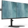 Digitus Desk Mount | DA-90401 | Adjustable Height, Rotate, Swivel | 15-32 " | Maximum weight (capacity) 2x8 kg | Black