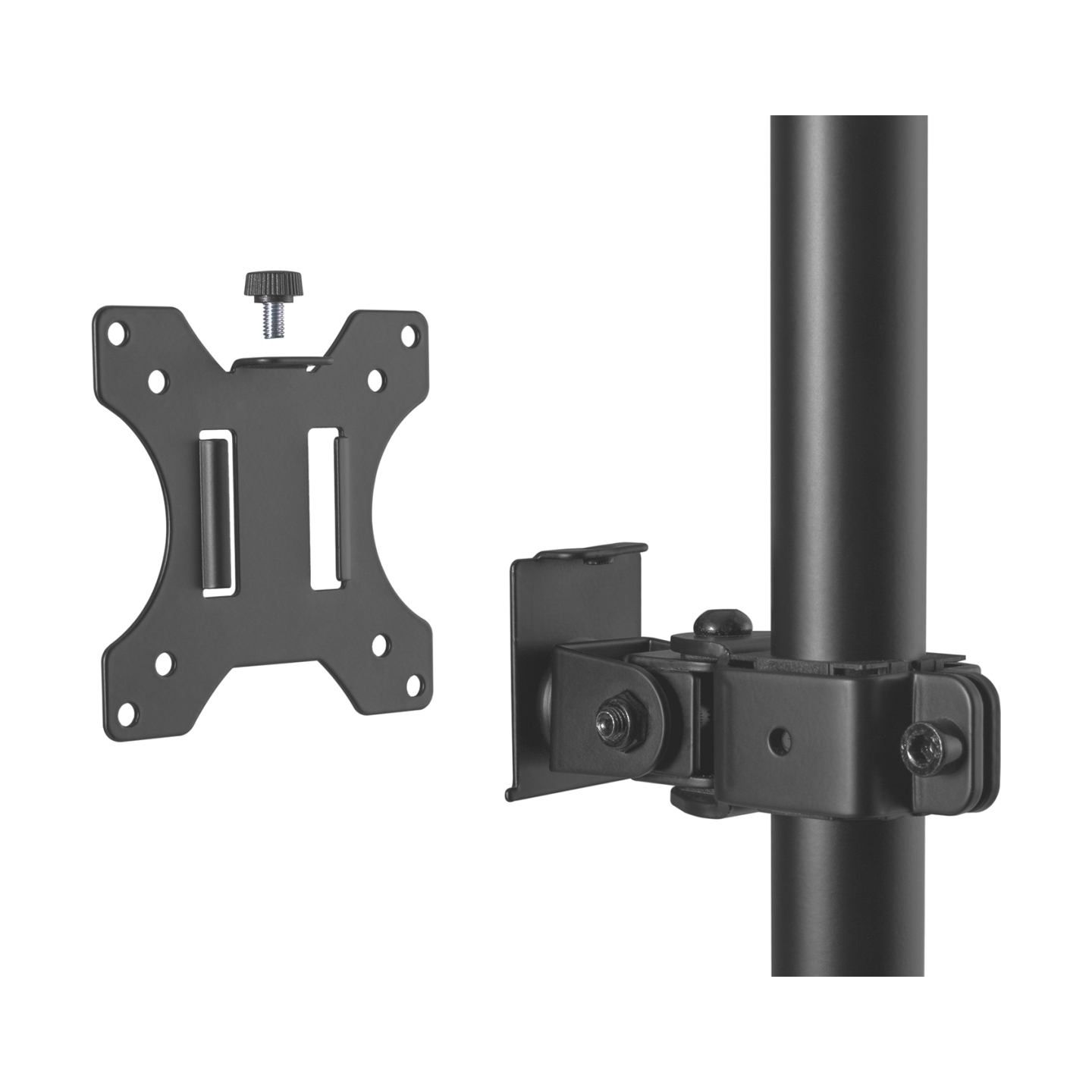 Digitus Desk Mount | DA-90438 | Adjustable Height, Rotate, Tilt, Swivel | 17-32 " | Maximum weight (capacity) 2x8 kg | Black