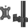 Digitus Desk Mount | DA-90438 | Adjustable Height, Rotate, Tilt, Swivel | 17-32 " | Maximum weight (capacity) 2x8 kg | Black