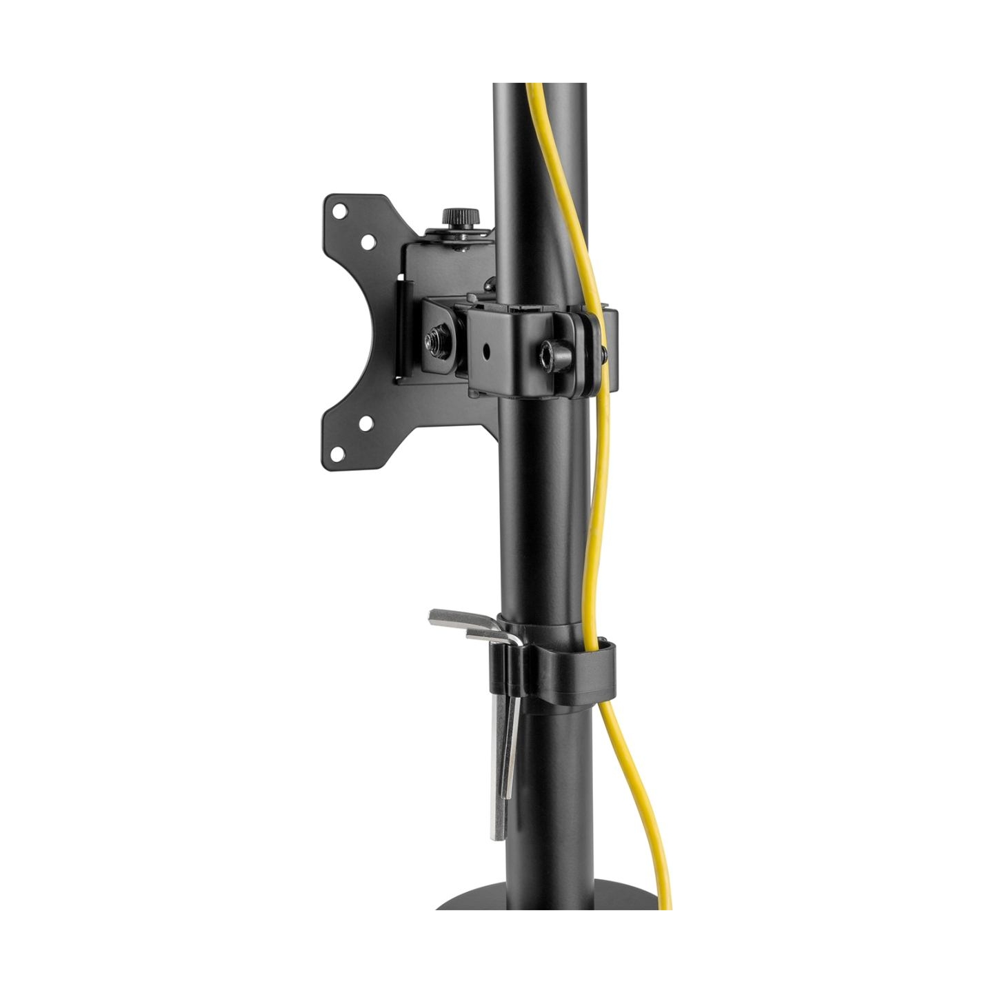 Digitus Desk Mount | DA-90438 | Adjustable Height, Rotate, Tilt, Swivel | 17-32 " | Maximum weight (capacity) 2x8 kg | Black