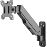 Digitus Wall mount | DA-90396 | Adjustable Height, Rotate, Tilt | 17-32 " | Maximum weight (capacity) 8 kg | Black