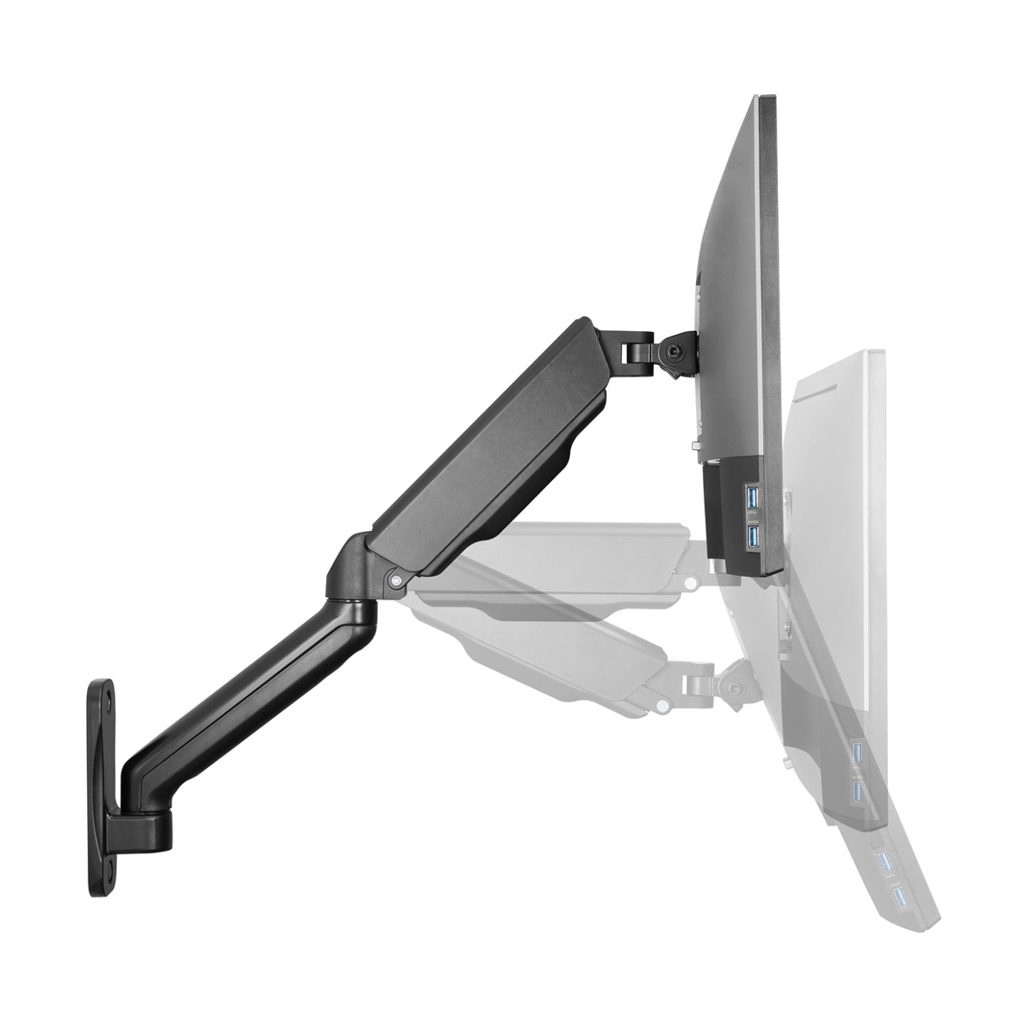 Digitus Wall mount | DA-90425 | Tilt, swivel, rotate | 15-32 " | Maximum weight (capacity) 9 kg | Black
