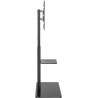 Goobay Floor stand | TV Floor Stand Basic, Size L | Swivel | 37-70 " | Maximum weight (capacity) 40 kg | Black