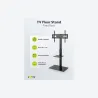 Goobay Floor stand | TV Floor Stand Basic, Size L | Swivel | 37-70 " | Maximum weight (capacity) 40 kg | Black