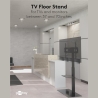 Goobay Floor stand | TV Floor Stand Basic, Size L | Swivel | 37-70 " | Maximum weight (capacity) 40 kg | Black