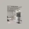 Goobay Floor stand | TV Floor Stand Basic, Size L | Swivel | 37-70 " | Maximum weight (capacity) 40 kg | Black