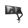 Goobay Desk Mount | Double Monitor Mount with Gas Spring | Swivel, Tilt, Rotation | 17-32 " | Maximum weight (capacity) 9 kg | B