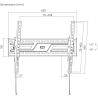 Gembird TV wall mount tilt 37-86