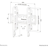 Neomounts SELECT SCREEN WALL MOUNT (FIXED, VESA 200X200)