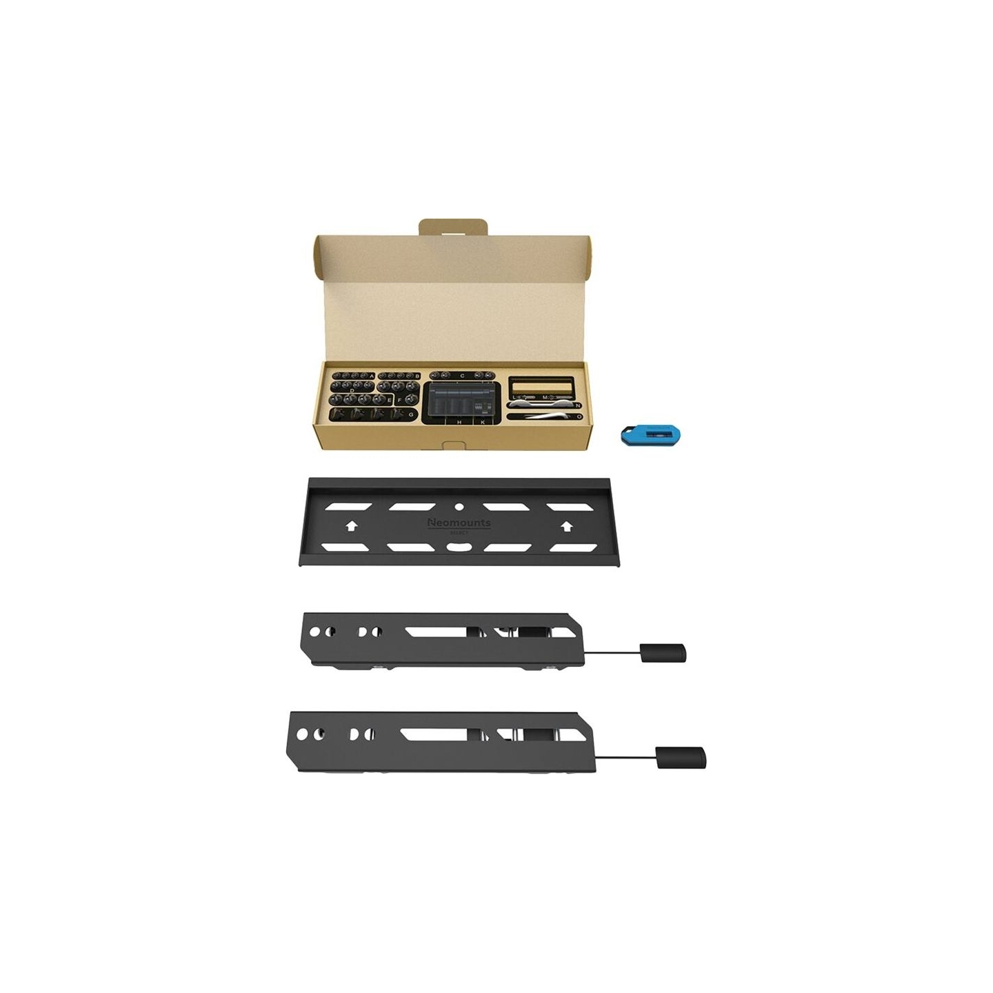 Neomounts SELECT SCREEN WALL MOUNT (FIXED, VESA 200X200)