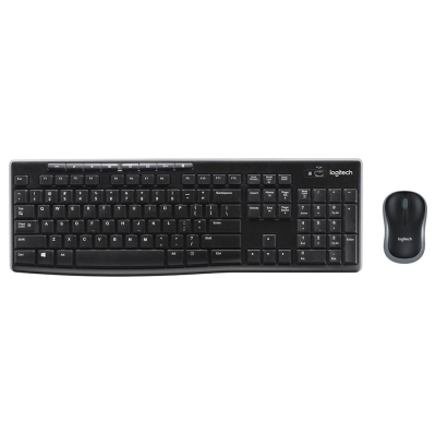 Logitech MK270 Wireless Combo - BLACK - US INT'L