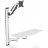 Digitus Wall mount | DA-90451 | Rotate, Swivel | 32 " | Maximum weight (capacity) 8 kg | White/Black