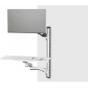 Digitus Wall mount | DA-90451 | Rotate, Swivel | 32 " | Maximum weight (capacity) 8 kg | White/Black