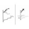 Digitus Wall mount | DA-90451 | Rotate, Swivel | 32 " | Maximum weight (capacity) 8 kg | White/Black
