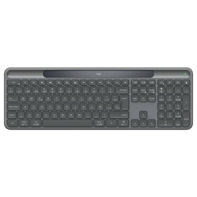 Logitech Slim Solar+ - GRAPHITE - US INT'L - 2.4GHZ/BT -  INTNL-973 - UNIV B2C