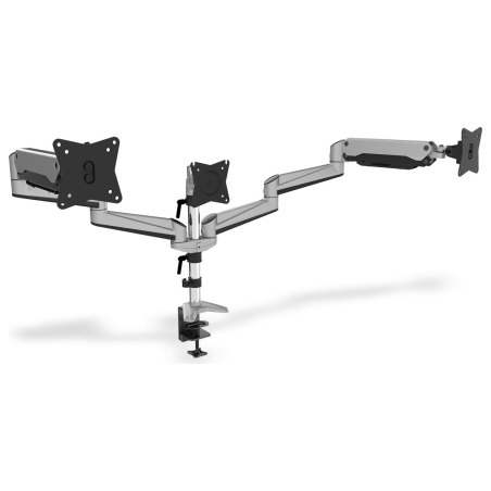 Digitus Desk Mount | Triple Monitor Gas Spring Mount DA-90363 | Adjustable Height, Tilt, Swivel | 15-27 " | Maximum weight (capa