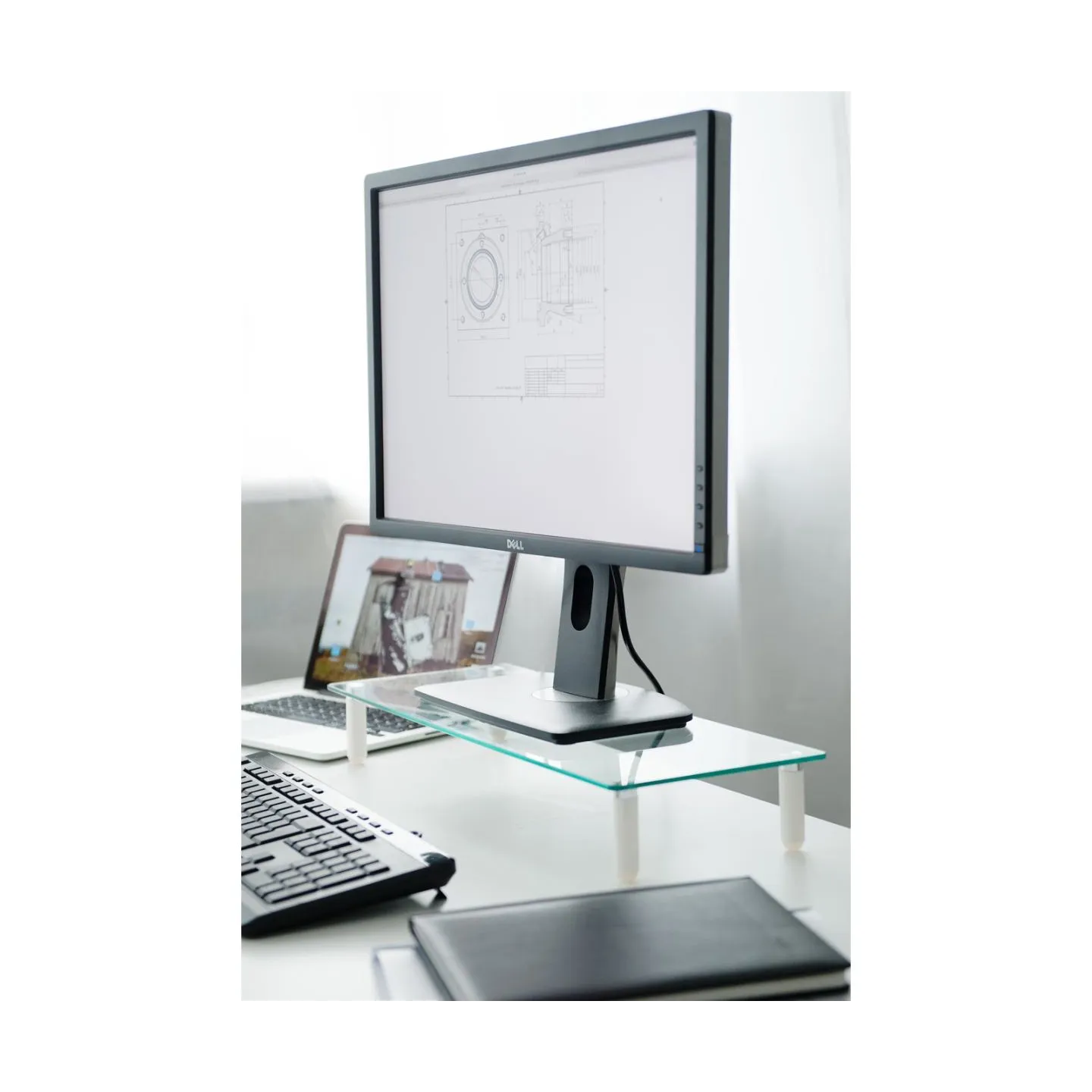 Digitus Universal glass monitor riser DA-90358 | 13-32 " | Maximum weight (capacity) 20 kg