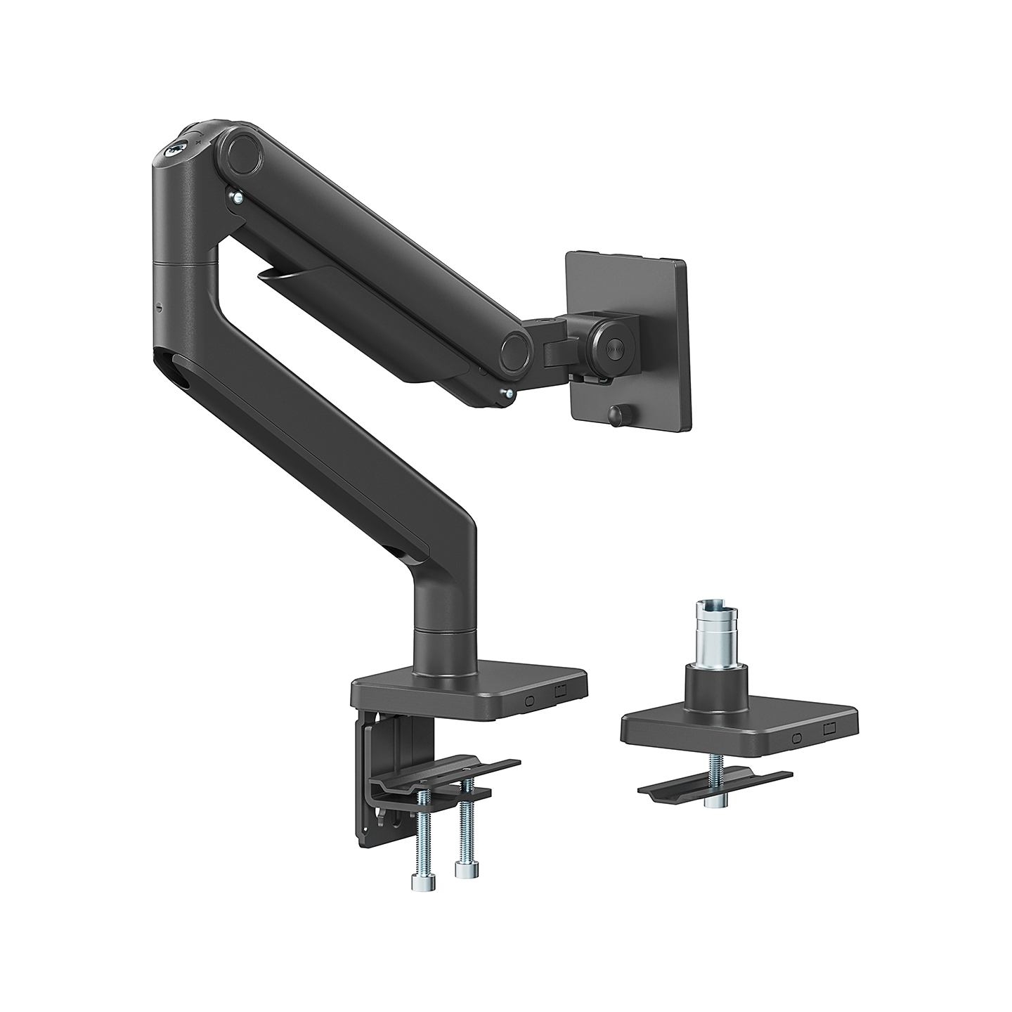 Digitus Desk Mount | Height, tilt, rotation, depth, pivot | Single Monitor Mount | 49 " | Maximum weight (capacity) 20 kg | Blac