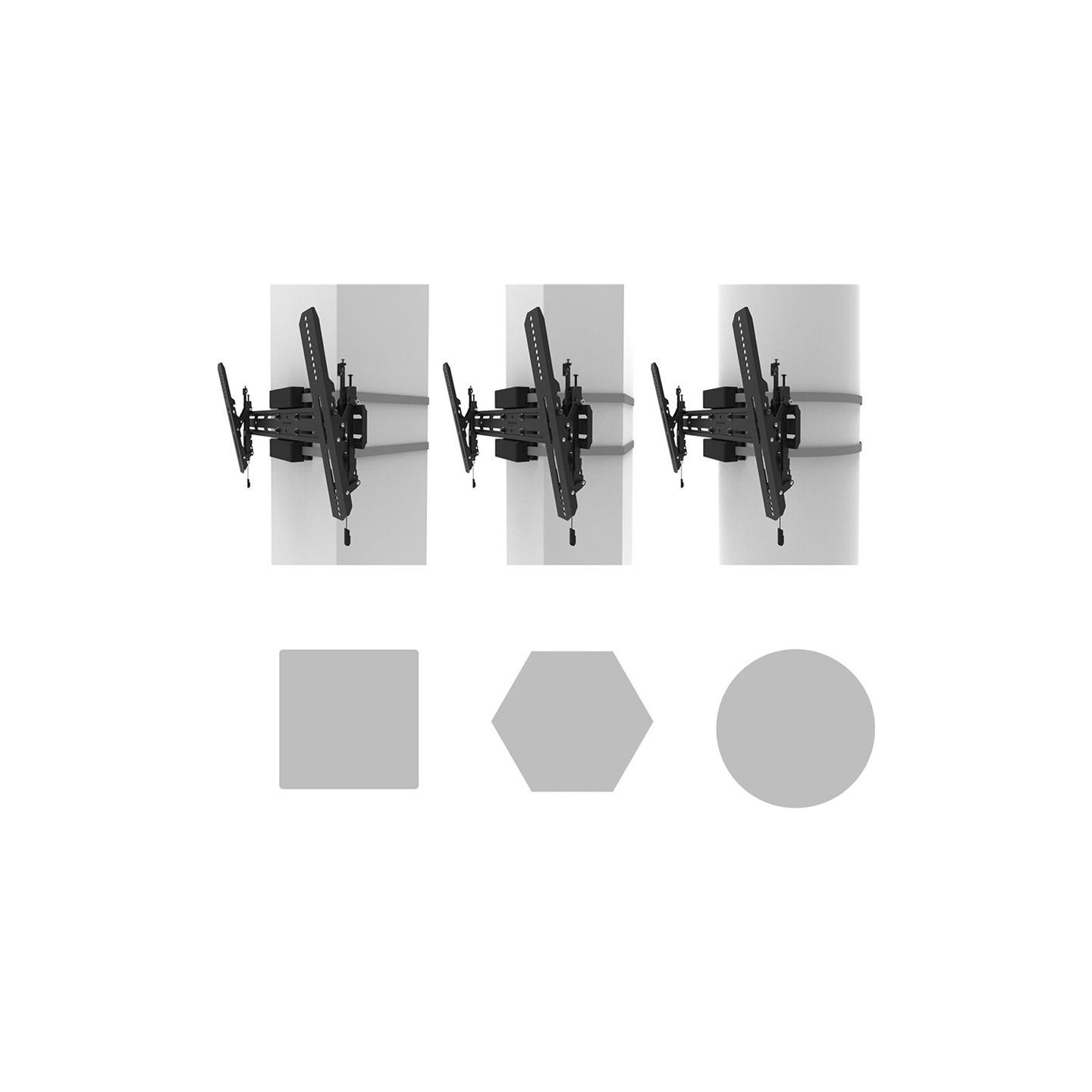 Neomounts BY NEWSTAR TILTABLE PILLAR MOUNT
