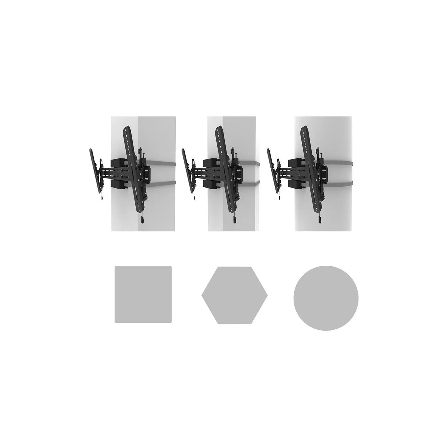 Neomounts BY NEWSTAR TILTABLE PILLAR MOUNT
