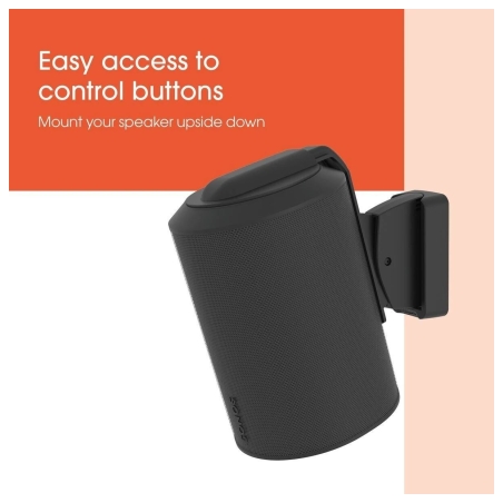 Vogels Wall mount | Speaker Wall Mount for Sonos Era 100 | Tilt, rotate | Maximum weight (capacity) 7 kg | Black