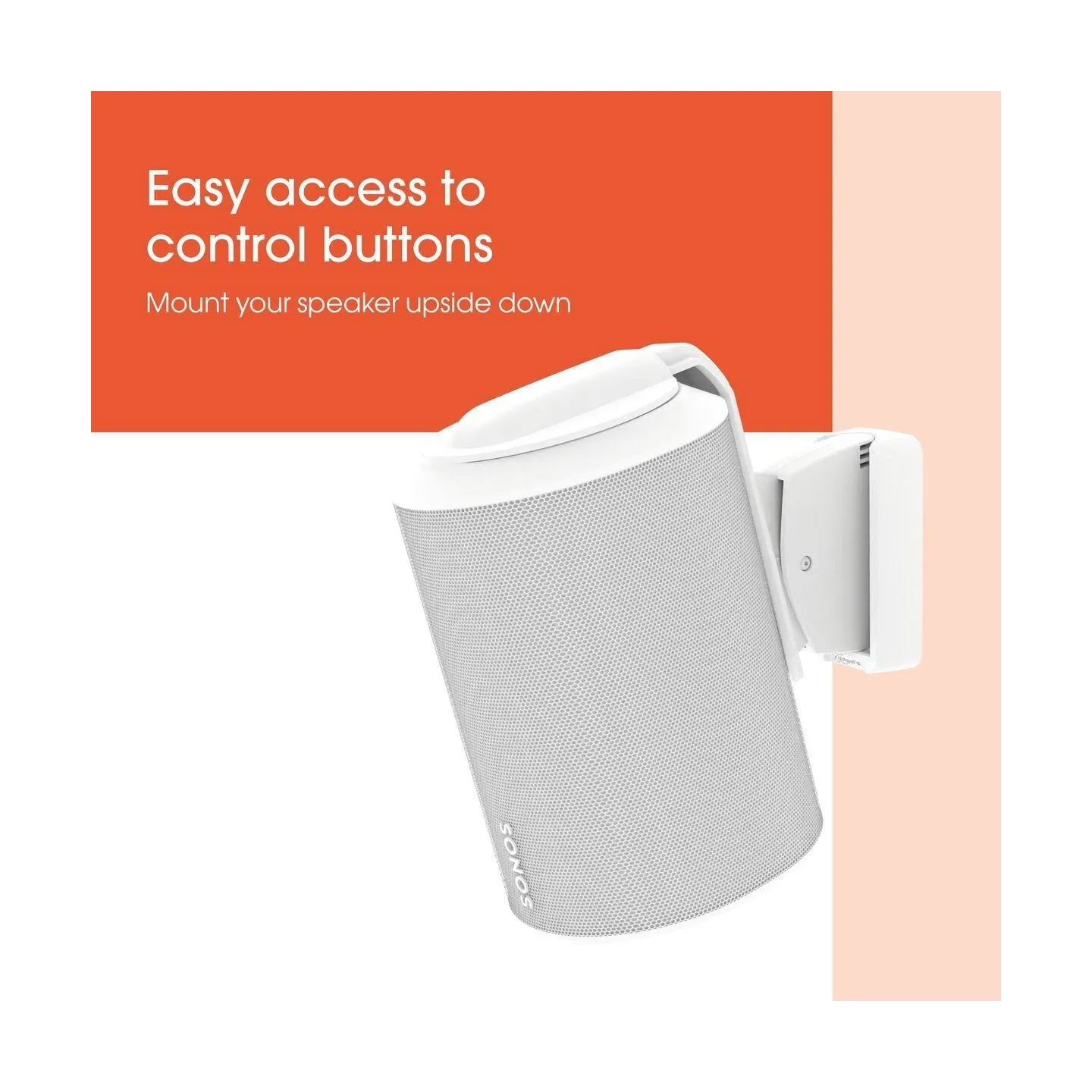 Vogels Wall mount | Speaker Wall Mount for Sonos Era 100 | Tilt, rotate | Maximum weight (capacity) 7 kg | White